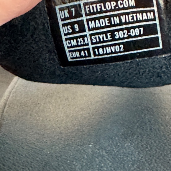 FITFLOP Women’s LuLu Crystal Toe-Post Flip Flop Sandals in Navy Size 9 - Picture 14 of 14